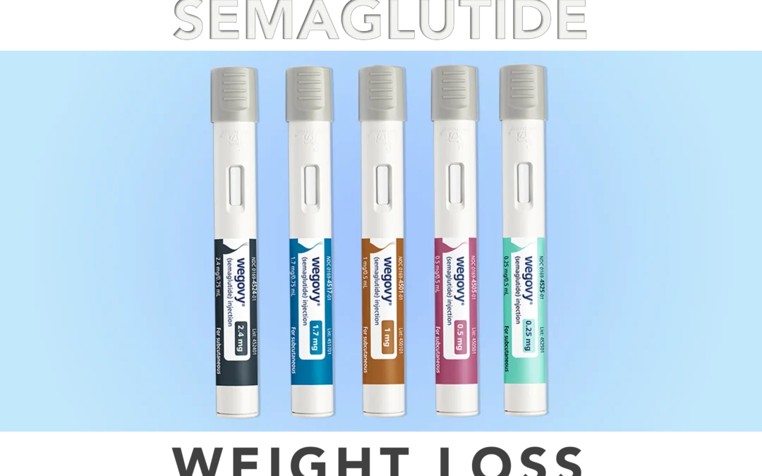 Wegovy semaglutide injection tubes for weight loss